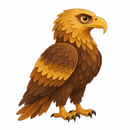 Illustration of an Aztec eagle