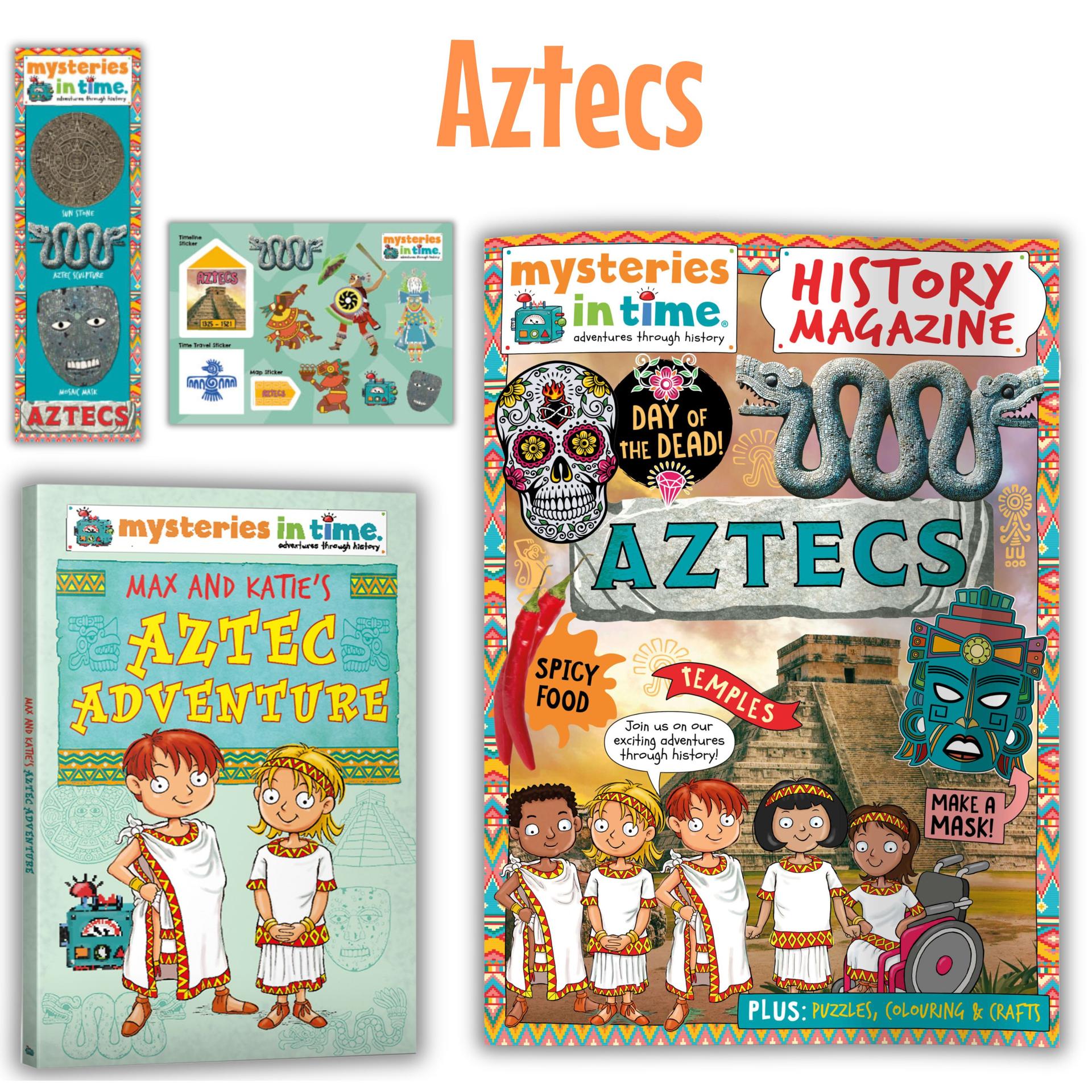 Aztecs curriculum pack with hands-on history materials and activities for kids