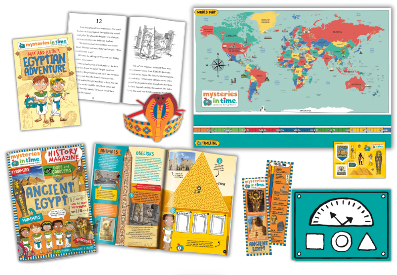 Mysteries in Time Pack Contents