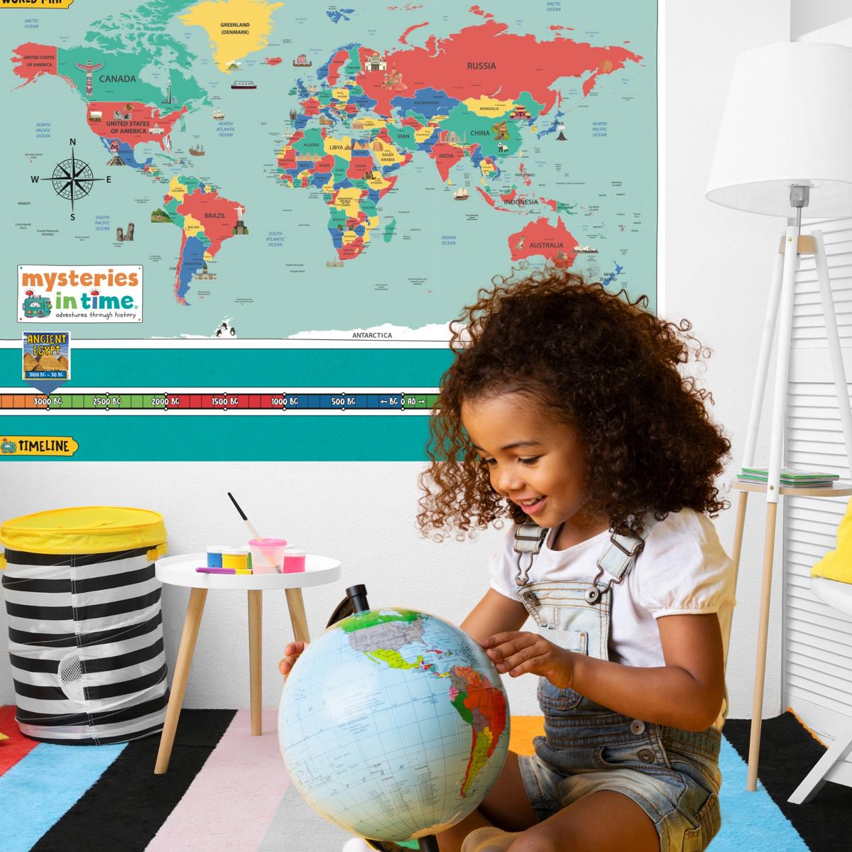 Child learning with Mysteries in Time