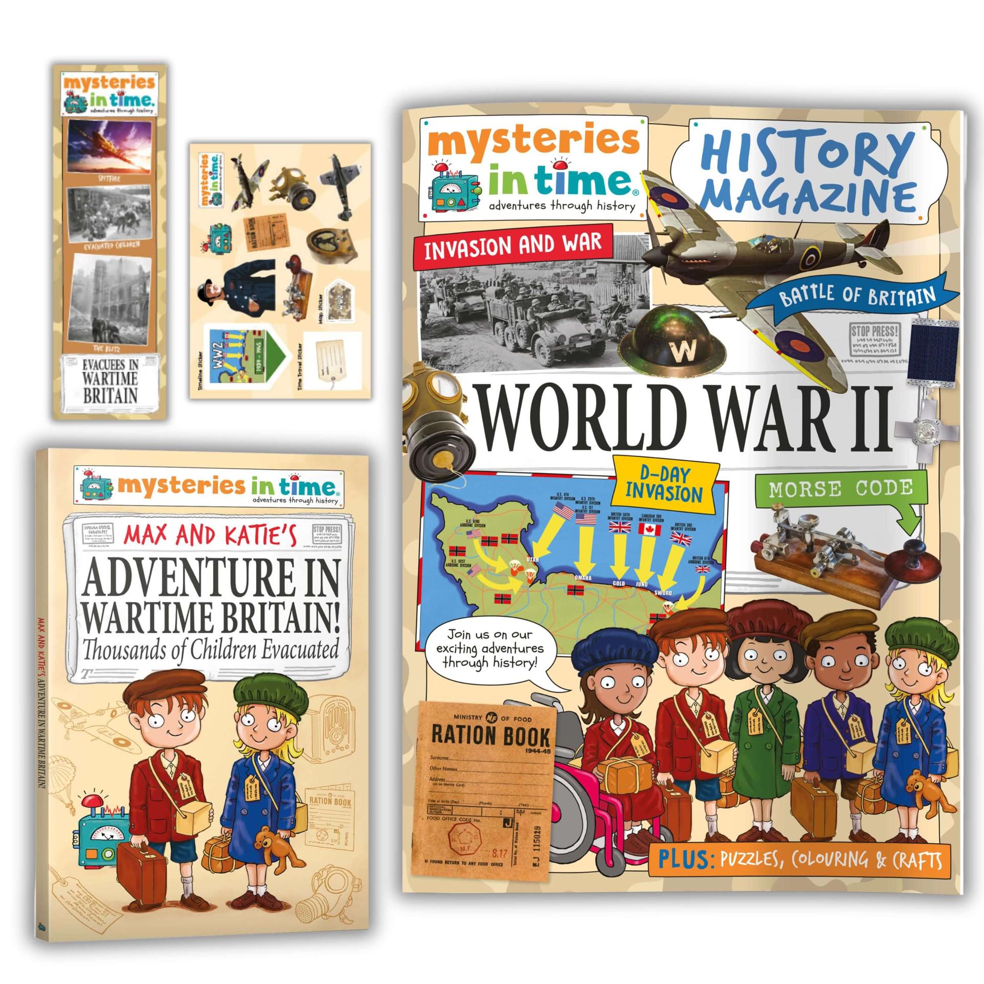 Modern History Curriculum Package including WW2, Victorians, Wild West, and Space exploration educational materials - Image 1