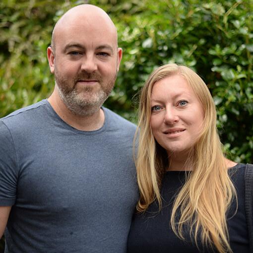 Samantha and Peter, Co-Founders of Mysteries in Time - Award-winning educational subscription box creators bringing history to life for children