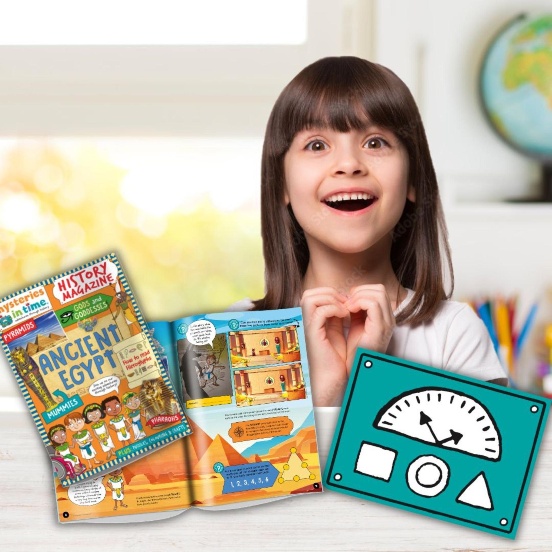 Girls with Mysteries in Time history subscription box