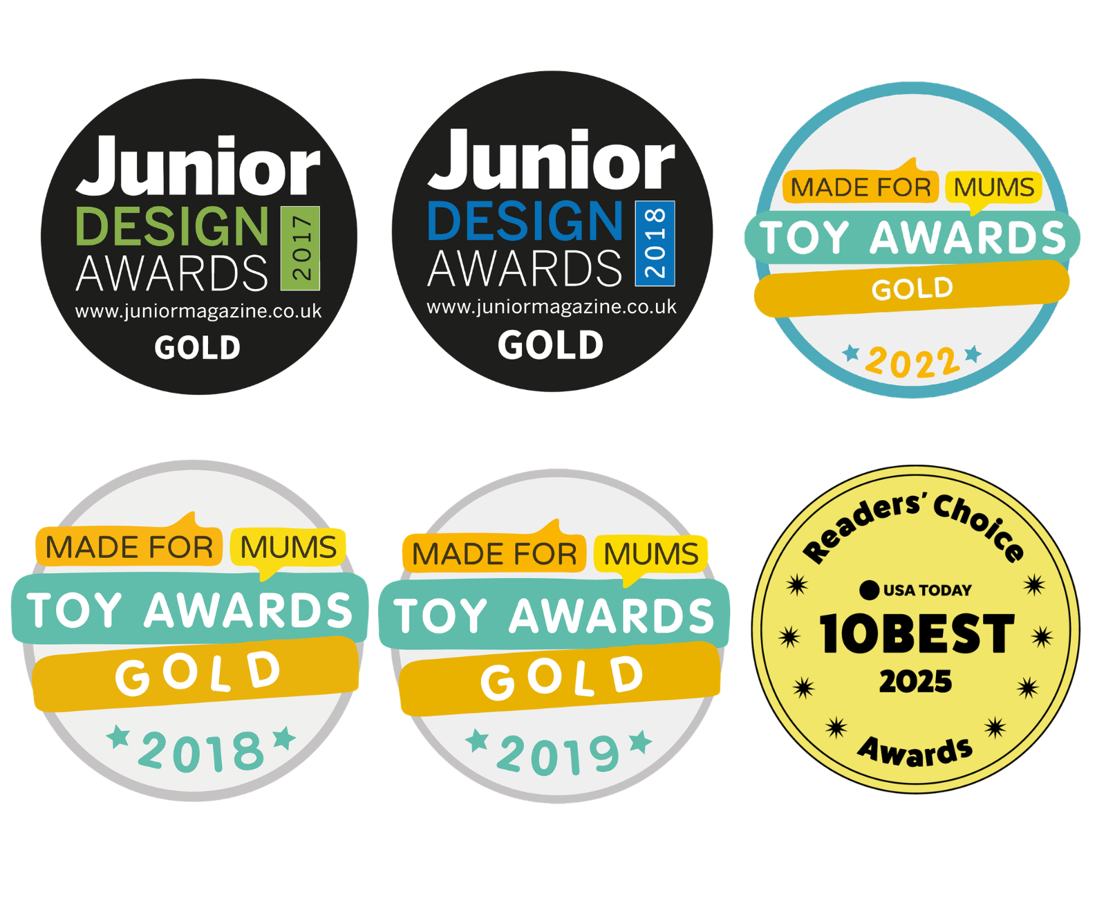 Gold Award Winners