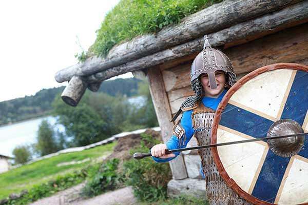 Viking Project Ideas for Children - Boy in Viking Dress