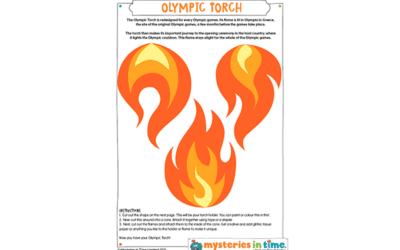 Ancient Greece Olympic Torch Printable